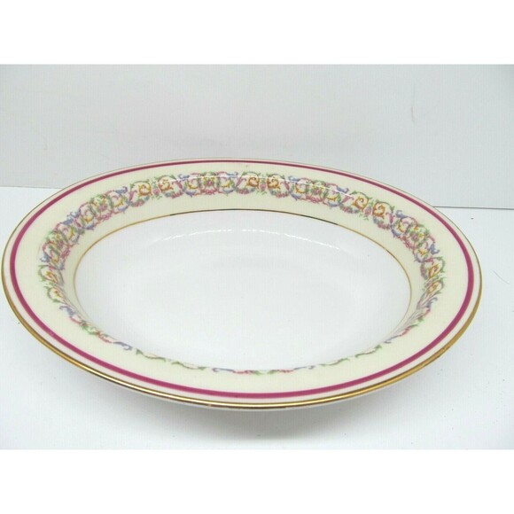 French Limoges Charles Ahrenfeldt Belfort 9" Vegetable Serving Bowl EUC - Picture 5 of 5